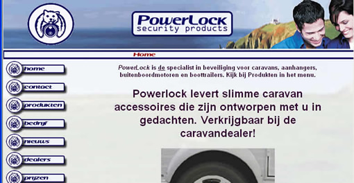 Powerlock site naar eigen ontwerp